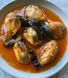 Porto-Muinos Mussels with Sweet Kombu in Salsa Brava