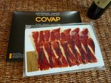 Hand carved sliced Jamón 100% Ibérico de Bellota "Pata Negra" - COVAP