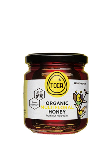 Toca Organic Multifloral Honey 270g 01
