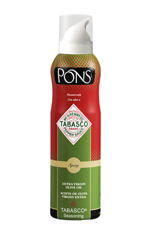 Pons Extra Virgin Olive Oil Infused with Tabasco Seasoning Spray
