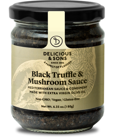 Tentazioni Tartufata Mushrooms White Truffles and Olives Sauce