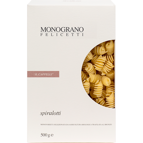 Monograno Felicetti Organic Il Cappelli Spiralotti Fusilloti