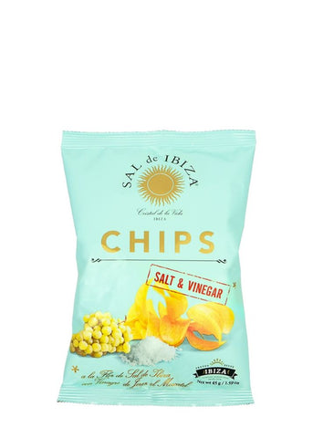 Sal de Ibiza Potato chips with Fleur de Sel and Salt & Vinegar 45g