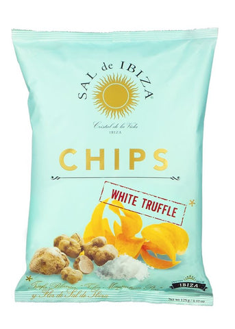 Sal de Ibiza Potato chips with Fleur de Sel and White Truffle 125g