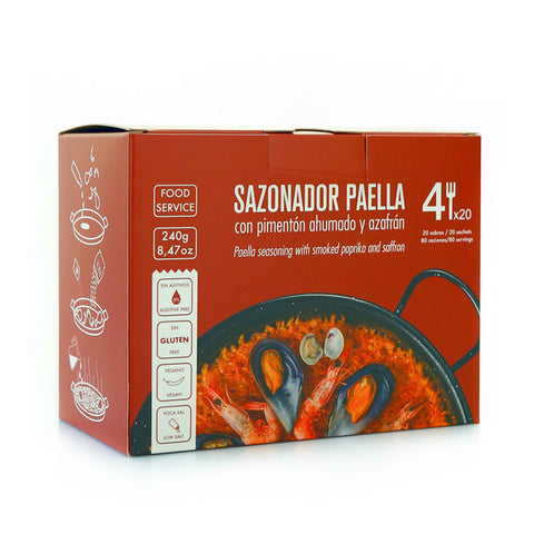 La Chinata Paella Seasoning with La Vera Smoked Paprika Powder and Saffron