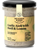 Organic Garlic Aioli with Basil & Lemon - Delicious & Sons