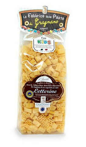 La Fabbrica della Pasta Pasta for Kids Letters