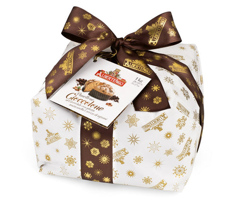 Albertengo Specialita Collection Panettone Glazed with Dark Chocolate drops