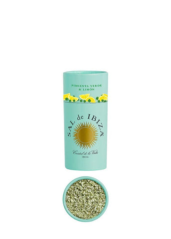 Sal de Ibiza Granito Pure Sea Salt with Green Pepper and Lemon 01