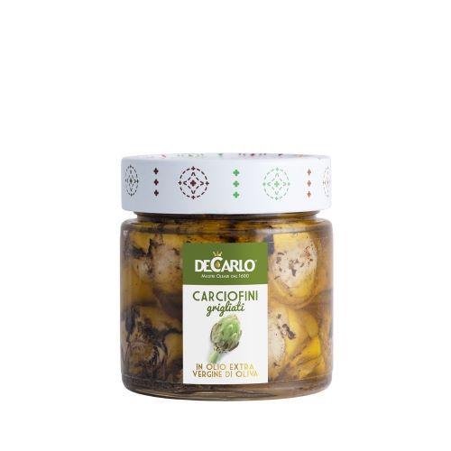 De Carlo Grilled Baby Artichokes in Extra Virgin Olive Oil